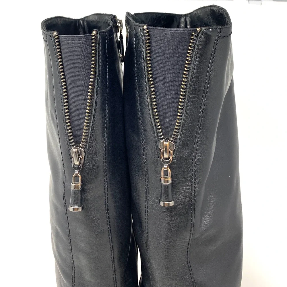 🌸 SALE 🌸 ELCHE Woman’s Leather Boot Black Size EUR 39, US 9 - Picture 10 of 11